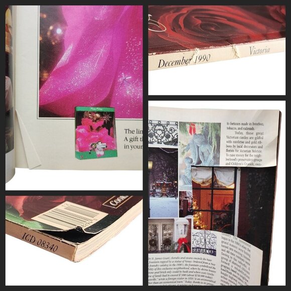 Vintage Victoria Magazine (Dec 1990) | Christmas Issue | Fair Condition - Picture 13 of 13